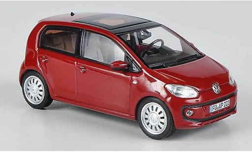 Volkswagen Up 2011 1/43 Schuco rosso 5-turig modellini auto