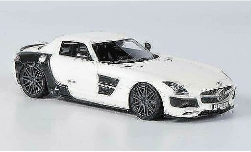 Mercedes 700 Biturbo 1/43 Schuco Brabus bianco/nero modellini auto