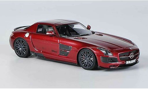Mercedes 700 Biturbo 1/43 Schuco Brabus rosso modellini auto