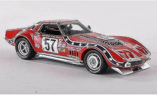 Chevrolet Corvette course 1/43 TrueScale Miniatures C3 L88 No.57 12h Sebring D.Heinz/B.Johnson 1972 modellini auto