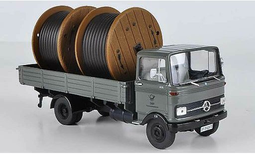 Mercedes L3500 Base 1/43 Premium ClassiXXs / Porsche Pr. m. 2 Kabeltr. DBP-Fernmeldedienst grigio modellini auto
