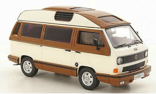 Volkswagen T3 B 1/43 Premium ClassiXXs Dehler-Profi bianco/marrone modellini auto