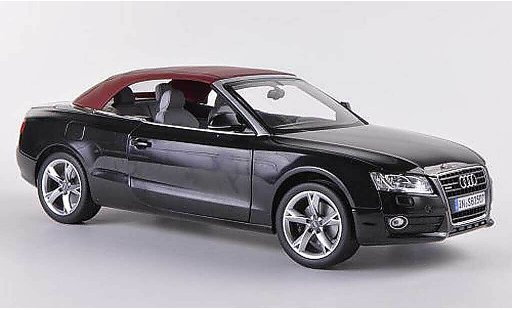 Audi A5 cabriolet 1/18 Norev Cabrio nero 2009 modellini auto