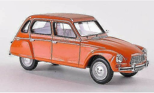 Citroen Dyane Berline 1/43 Norev orange 1974 modellini auto