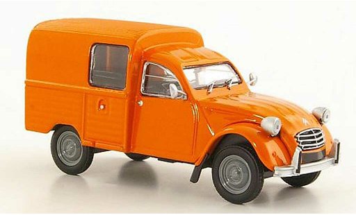 Citroen 2CV Berline 1/43 Eligor AKS400 orange 1974 modellini auto