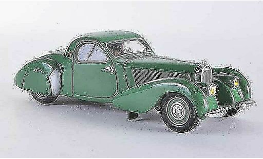 Bugatti 57 C 1/43 Minichamps Coupe verde 1939 modellini auto