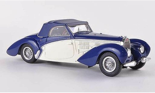 Bugatti 57 Aravis 1/43 Minichamps C blu/bianco 1939 modellini auto