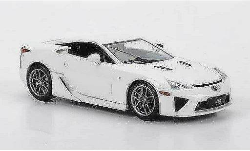 Lexus LFA Base 1/43 Minichamps bianco avec Figur 2010 modellini auto