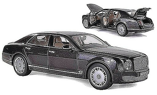 Bentley Mulsanne berline 1/18 Minichamps 2010 marrone LHD modellini auto