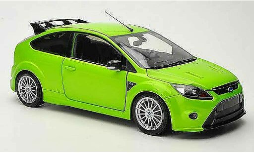Ford Focus RS 1/18 Minichamps verde 2010 modellini auto