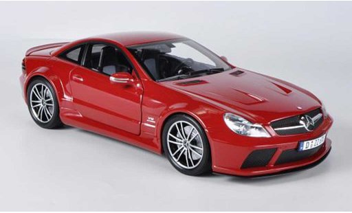 Mercedes B 65 1/18 Minichamps AMG nero Series (R230) rosso 2009 modellini auto