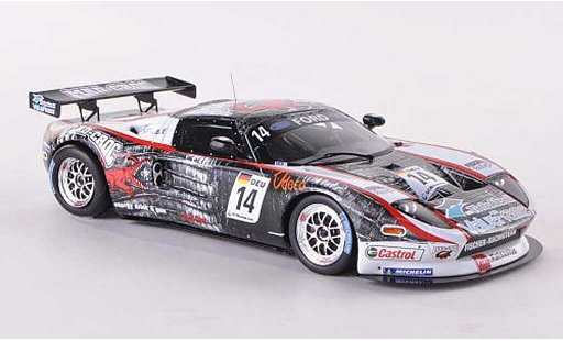 Ford GT GT3 1/43 Minichamps 3 No.14 Fischer Racing Team FIA 3 EM Brunn 2010 M.Eskelinen/C.Nygaard modellini auto
