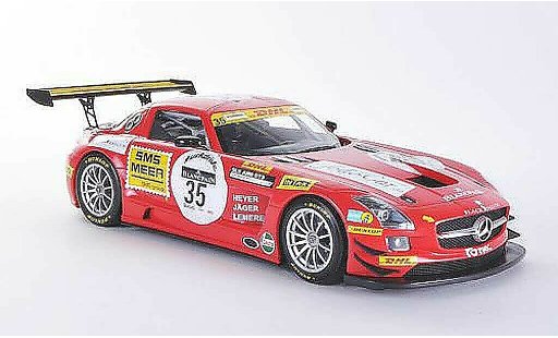 Mercedes SLS GT3 1/18 Minichamps AMG No.35 Team nero Falcon K.Heyer / T.Jager / S.Lemeret 24h Spa 2011 modellini auto