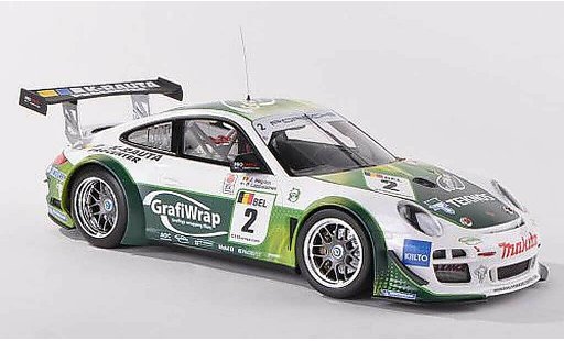 Porsche 911 GT3 1/18 Minichamps R 2011 No.2 Prospeed Competition FIA Meisterschaft Lappalainen/Heylen modellini auto