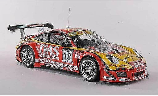 Porsche 911 GT3 1/18 Minichamps R 2011 No.18 DHL/Itas De Lorenzi Racing 24h Spa De Lorenzi/Bonetti/Caccia/Bontempelli modellini auto