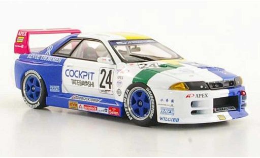 Nissan Skyline R32 1/43 Ebbro GT-R No.24 Cockpit Tatebayashi JGTC 1994 modellini auto