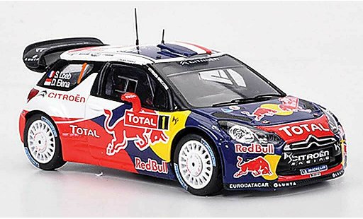 DS Automobiles DS3 WRC 2012 1/43 Spark No.1 Red Bull S.Loeb/D.Elena Monte Carlo modellini auto
