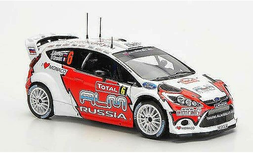 Ford Fiesta WRC 1/43 Spark No.6 ALM Russia Rally Monte Carlo 2012 modellini auto