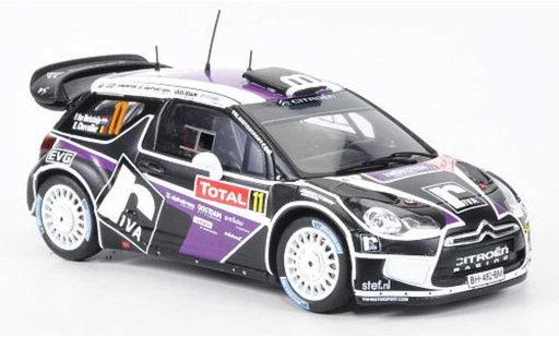 DS Automobiles DS3 WRC 2012 1/43 Spark No.11 P.Van Merksteijn/E.Chevaillier Rally Monte Carlo modellini auto