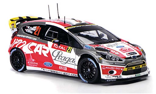 Ford Fiesta WRC 1/43 Spark No.21 Praga/Jipo Cars Rally Monte Carlo 2012 modellini auto