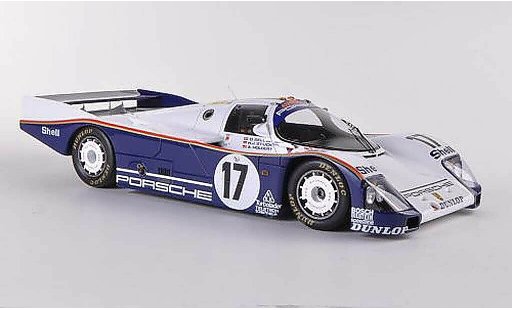Porsche 962 1987 1/18 Spark No.17 D.Bell/A.Holbert/H.pezzo 24h Le Mans modellini auto