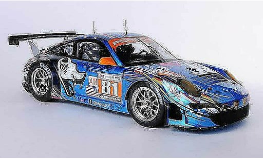 Porsche 911 GT3 RSR 1/18 Spark 2011 No.81 Flying Lizard Motorsport S.Neiman / D.Law / S.Pumpelly 24h Le Mans modellini auto