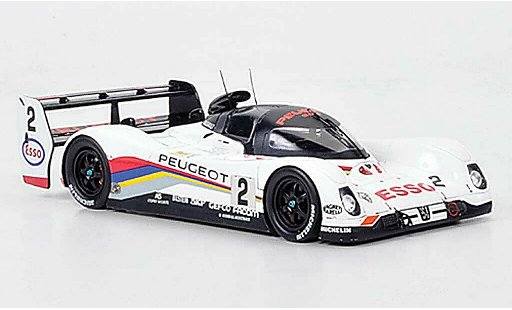 Peugeot 905 1992 1/43 Spark EV1 bis No.2 Esso 24h Le Mans modellini auto