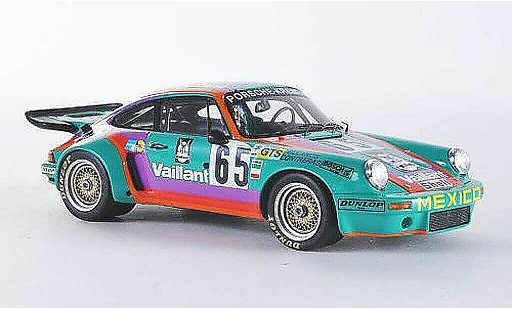 Porsche 911 RSR 1/43 Spark Carrera No.65 Vaillant 24th Le Mans 1975 C.Bolanos/A.Contreras/BILLY modellini auto