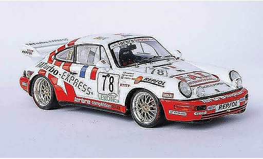 Porsche 911 Carrera 1/43 Spark 964 R No.78 F.A.T. J.Leconte / P.de Thoisy / J.Pareja 24h Le Mans 1 modellini auto