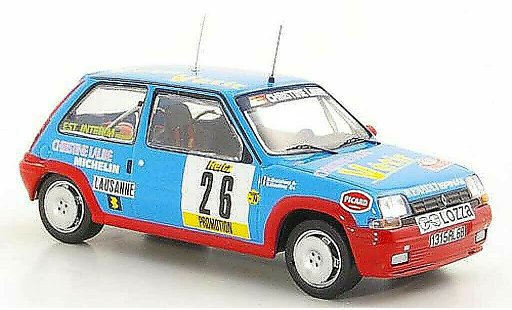 Renault 5 Rallye 1/43 IXO GT Turbo No.26 E.Mauffrey / D.Grataloup Rally Monte Carlo 1988 modellini auto