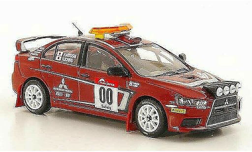 Mitsubishi Lancer Evolution X 1/43 IXO No.00 H.Miyoshi / H.Ichino Safety Car Rally Japan 2007 modellini auto