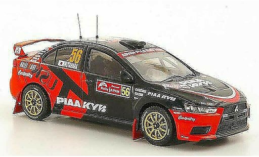 Mitsubishi Lancer Evolution X 1/43 IXO No.56 RalliArt F.Nutahara / H.Ichino Rally Japan 2008 modellini auto