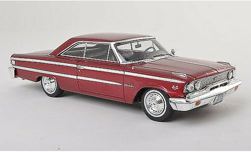Ford Galaxy 500 1/43 Spark nero-rosso 1963 modellini auto