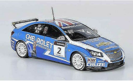 Chevrolet Cruze course 1/43 Spark 2011 1.6T No.2 RHuff WTCC GP Macau modellini auto