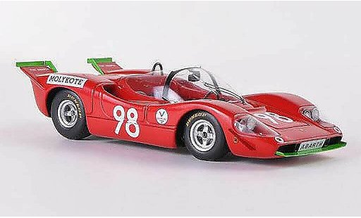 Abarth 2000 SP 1/43 Spark Sport No.98 L.Taramazzo / G.Virgilio Targa Florio 1970 modellini auto
