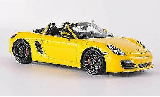 Porsche 718 S 1/43 Spark (981) giallo 2012 modellini auto