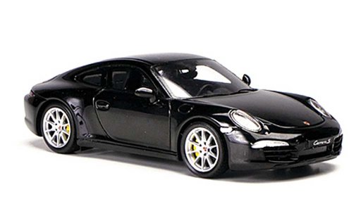 Porsche 911 S 1/43 Spark Carrera nero 2012 modellini auto