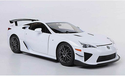 Lexus LFA Nurburgring Package 1/18 Autoart bianco 2011 modellini auto