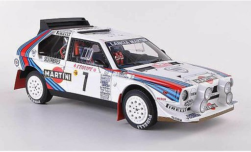 Lancia Delta S4 1/18 Autoart No.7 Martini Rally Monte Carlo 1986 modellini auto