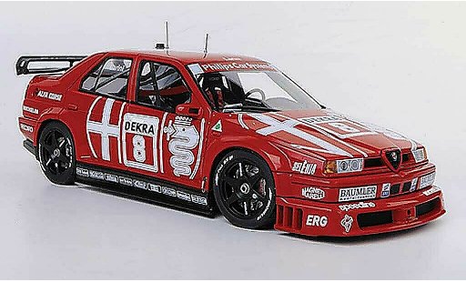 Alfa Romeo 155 2.5 v6 1/18 Autoart TI No.8 Alfa Corse N.Larini DTM Zolder 1993 modellini auto