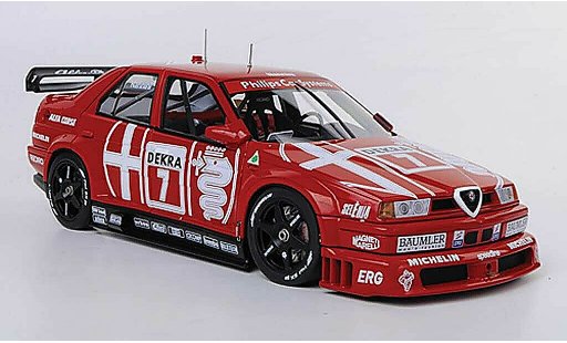 Alfa Romeo 155 2.5 v6 1/18 Autoart TI No.7 Alfa Corse A.Nannini DTM Hockenheim 1993 modellini auto