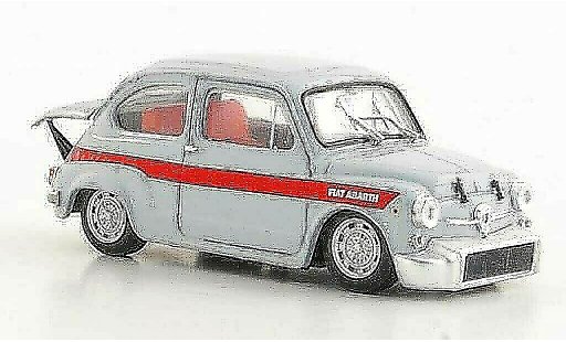 Fiat 850 Abarth TC 1/43 Brumm Corsa grigio/rosso 1966 modellini auto