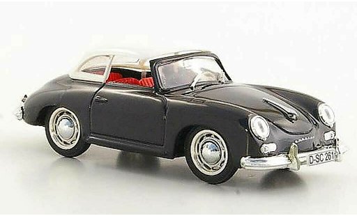 Porsche 356 1952 1/43 Brumm Hardtop nero/bianco modellini auto