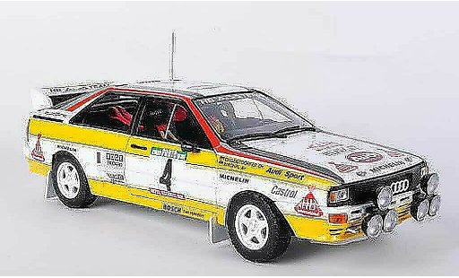 Audi Quattro a2 1/18 Sun Star No.4 HB W.Rohrl / C.Geistdorfer Rally Portugal 1984 modellini auto