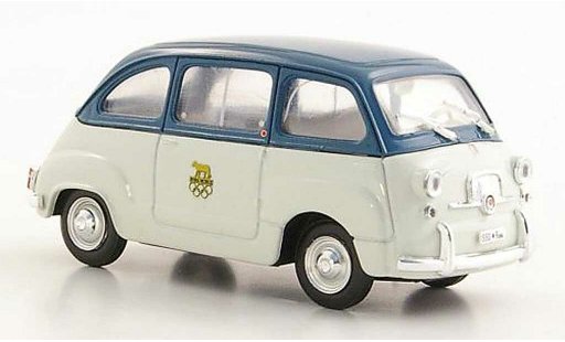 Fiat 600 Multipla 1/43 Brumm D Abebe Bikila XVII. Olympiade Rom 1960 modellini auto