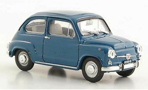 Fiat 600 D 1/43 Brumm blu ''Fanaloni'' 1965 modellini auto