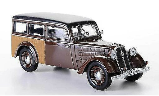 IFA F8 Kombi 1/43 IST Models Station wagon marrone/marrone 1955 modellini auto