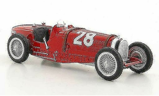 Bugatti Type 59 grand prix 1/18 Brumm No.28 T.Nuvolari GP Monaco 1934 modellini auto