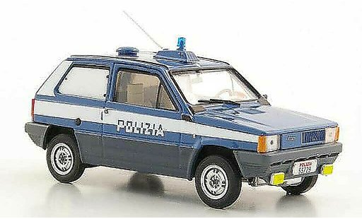 Fiat Panda 45 1/43 Brumm Polizia Stradale - Squadra Cinofili Polizia (I) 1980 modellini auto