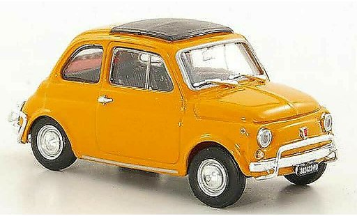 Fiat 500 L 1/43 Brumm giallo 1968 modellini auto